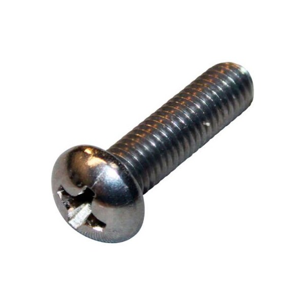 Allpoints Allpoints 26-1053 Stainless Steel Round Head 10-32 x 3/4" Phillips Machine Screw - 100/Pack 261053 - main